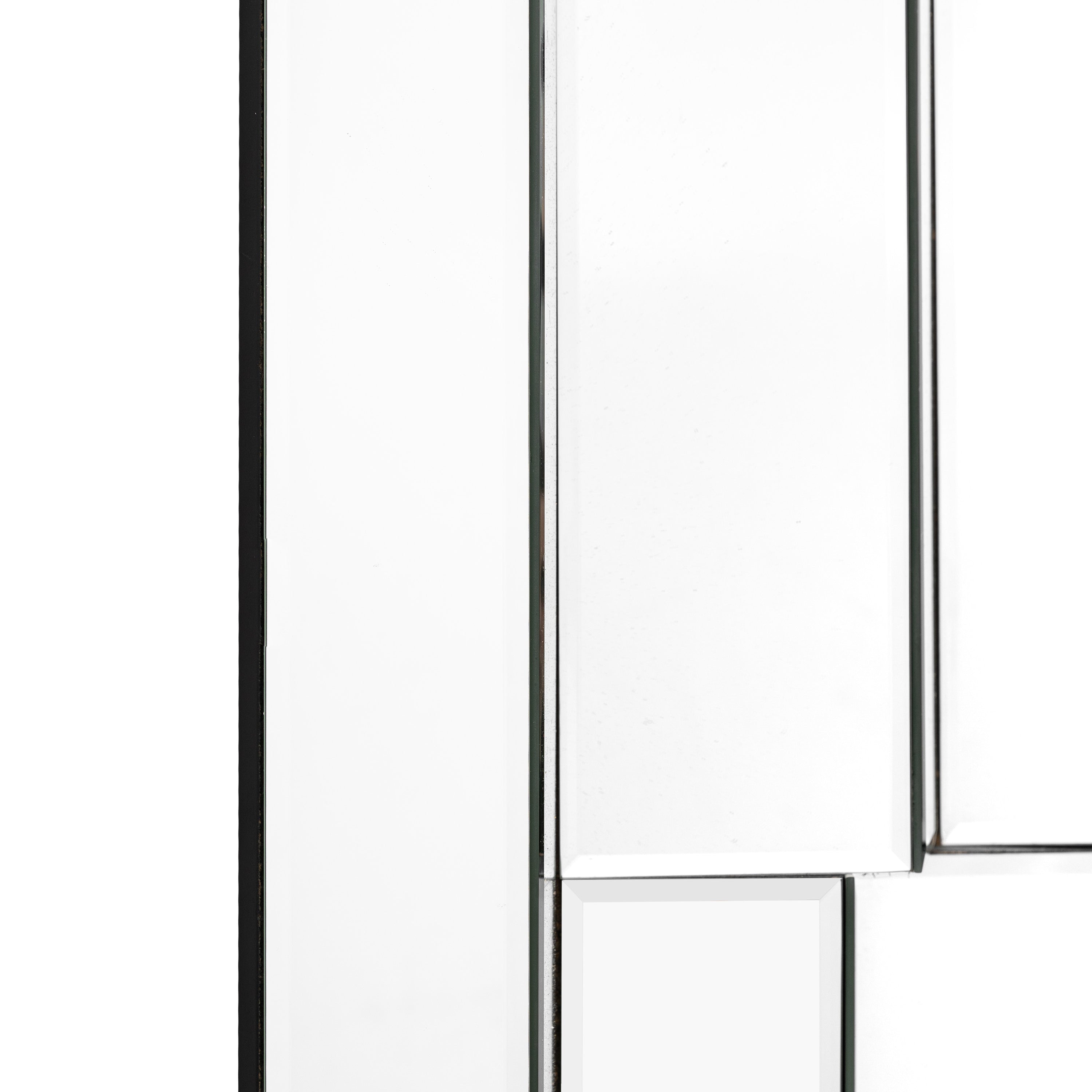 Dario Art Deco Bevelled Panels Wall Mirror